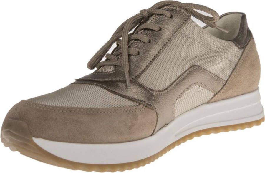 Waldläufer Dames Veterschoenen Waldlaufer 752003-402-245 Vicky Beige