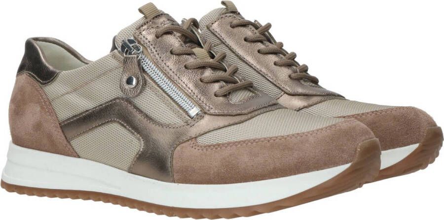 Waldläufer Dames Veterschoenen Waldlaufer 752003-402-245 Vicky Beige