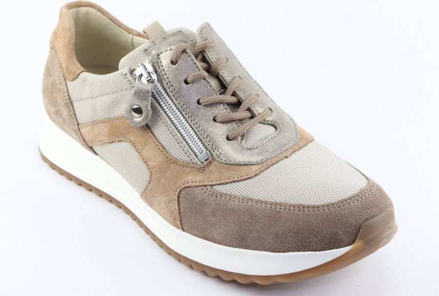 Wäldlaufer Dames Veterschoenen Waldlaufer 752003-405-245 H-vicky Beige