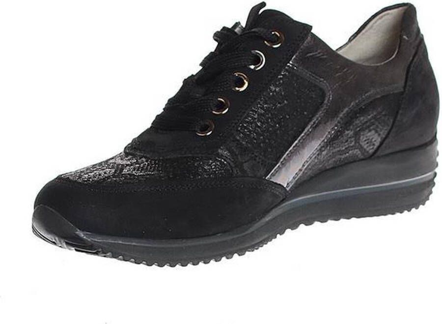 Wäldlaufer Dames Veterschoenen Waldlaufer Himona 980008-415-991 Zwart