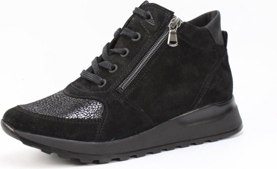 Wäldlaufer Dames Veterschoenen Waldlaufer Hiroko 364h81-301-001 Zwart