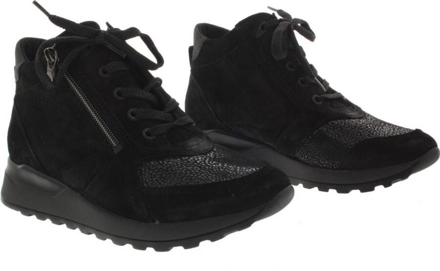 Wäldlaufer Dames Veterschoenen Waldlaufer Hiroko 364h81-301-001 Zwart