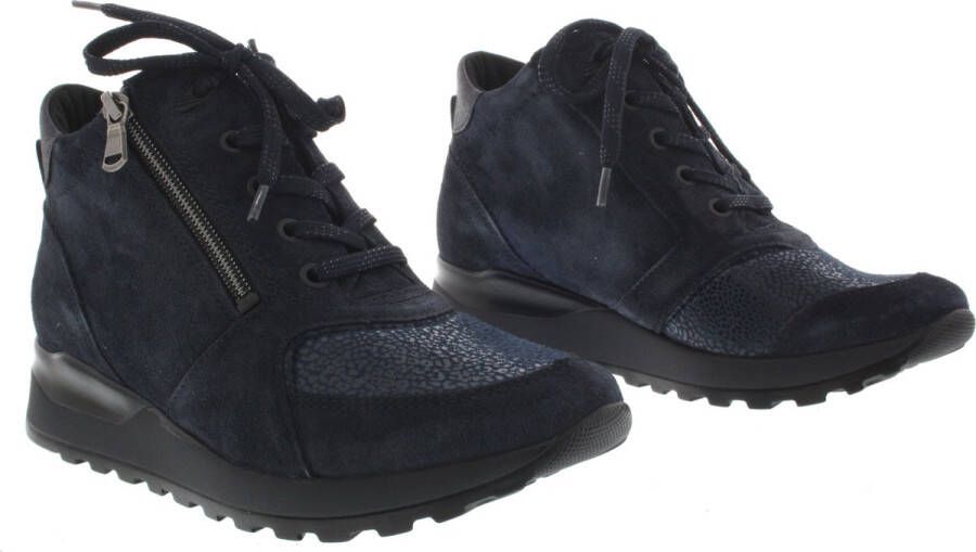 Wäldlaufer Dames Veterschoenen Waldlaufer Hiroko 364h81-301-021 Donkerblauw