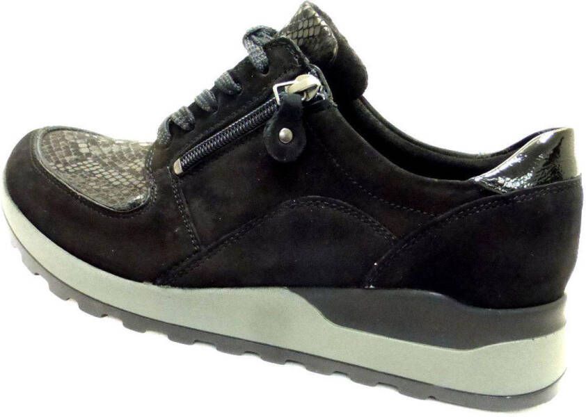 Wäldlaufer Dames Veterschoenen Waldlaufer Hiroko Soft H64007 Zwart