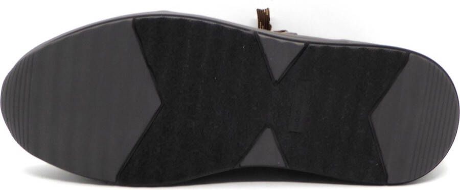 Waldläufer Heren Sneaker 654001-410-216 Donkerbruin Wijdte K
