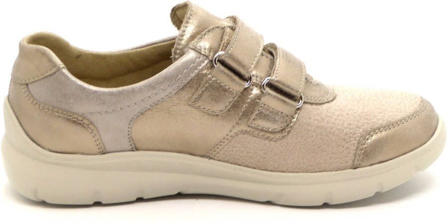 Waldläufer Orthotritt Dames Klittenbandschoen 796H31-309-102 Beige Combi Wijdte H