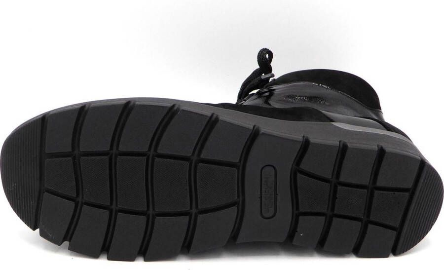 Waldläufer OrthoTritt Dames Veterboot 626K82-300-001 Zwart Combi Wijdte K