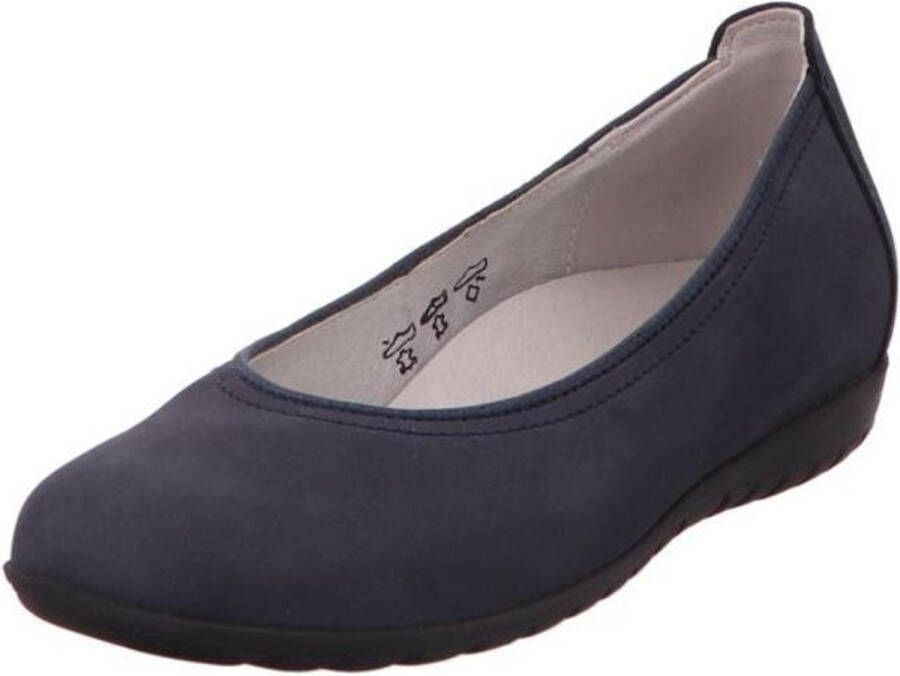 Waldläufer Waldlaufer 329051-Hesima Ballerinaschoenen Blauw