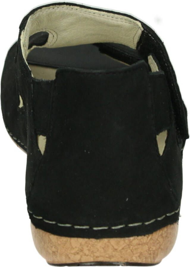 Wäldlaufer Waldlaufer 342024-H-Heliett~~~~~~~~~~~~~~ Sandalen met hakDames Sandalen Zwart