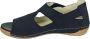 Waldläufer Waldlaufer 342024 H-Heliett Volwassenen Sandalen met hakDames Sandalen Blauw - Thumbnail 5