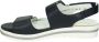 Wäldlaufer Waldlaufer 351013~H-Hakura~~~~~~~~~~~~~~~ Platte sandalenDames Sandalen Blauw - Thumbnail 4