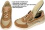 Wäldlaufer Waldlaufer 626014 K Ramona Volwassenen Lage sneakersDames sneakers Wit beige - Thumbnail 4