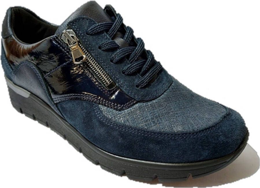Wäldlaufer Waldlaufer 626K02 K-Ramona Lage sneakersDames sneakers Blauw