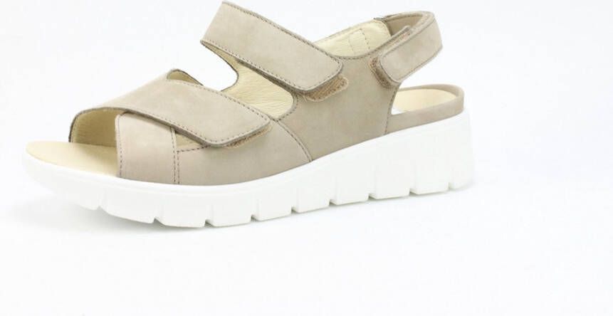 Wäldlaufer Waldlaufer 658001~K~Adea~~~~~~~~~~~~~~~~~ Platte sandalenDames Sandalen Wit beige - Foto 3