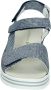 Wäldlaufer Waldlaufer 728003~H-Michelle~~~~~~~~~~~~~ Sandalen met hakDames Sandalen Blauw - Thumbnail 4