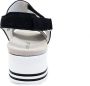 Waldläufer Waldlaufer 728005~H-Michelle~~~~~~~~~~~~~ Sandalen met hakDames Sandalen Zwart - Thumbnail 6