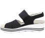 Waldläufer Waldlaufer 728005~H-Michelle~~~~~~~~~~~~~ Sandalen met hakDames Sandalen Zwart - Thumbnail 7