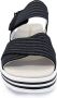 Waldläufer Waldlaufer 728005~H-Michelle~~~~~~~~~~~~~ Sandalen met hakDames Sandalen Zwart - Thumbnail 4