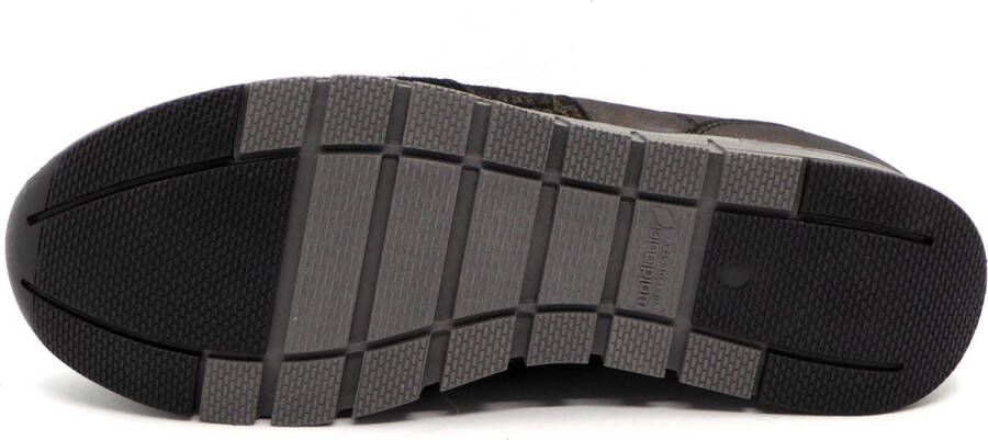 Waldläufer Dames Sneaker 908009-301-709 Zwart Combi Wijdte H (38.5)