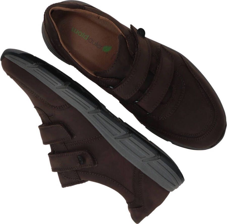 Wäldlaufer Waldläufer Heren Klittenbandschoen 323301-158-216 Donkerbruin Wijdte H