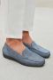 Wäldlaufer Waldlaufer Instappers Loafers Female Damesschoenen Leer 431000 Blauw combi + - Thumbnail 7