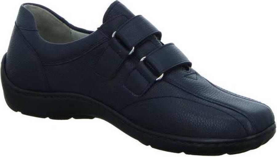 Waldläufer Waldlaufer Klittenbandschoen 496301 172 002 Wijdte H Blauw Gladleer 6½