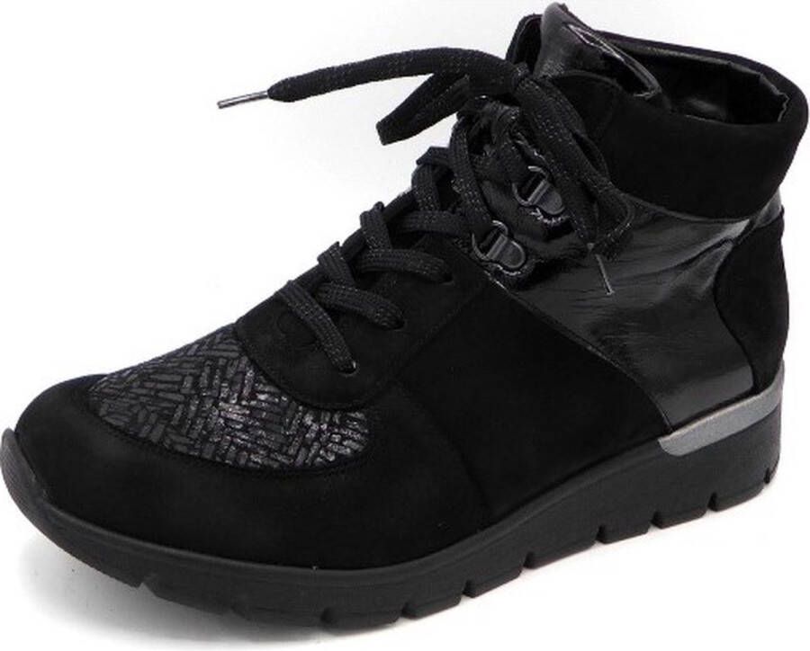 Waldläufer Waldlaufer Orthotritt Veterboot 626K82 300 001 Zwart Wijdte K