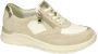 Waldläufer Waldlaufer Sneaker 760001 600 993 Wijdte H Beige Wit Goud - Thumbnail 8