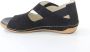 Wäldlaufer Dames Sandalen Waldlaufer 342001-191-001 Heliett Zwart ½ - Thumbnail 10