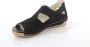 Wäldlaufer Dames Sandalen Waldlaufer 342001-191-001 Heliett Zwart ½ - Thumbnail 12