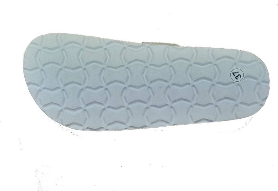 walkx comfort slippers wit leder