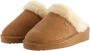Warmbat Luxe Damesslippers voor koude dagen Brown Dames - Thumbnail 6