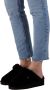 Warmbat Alice Women Suede Dames Sloffen Zwart - Thumbnail 12