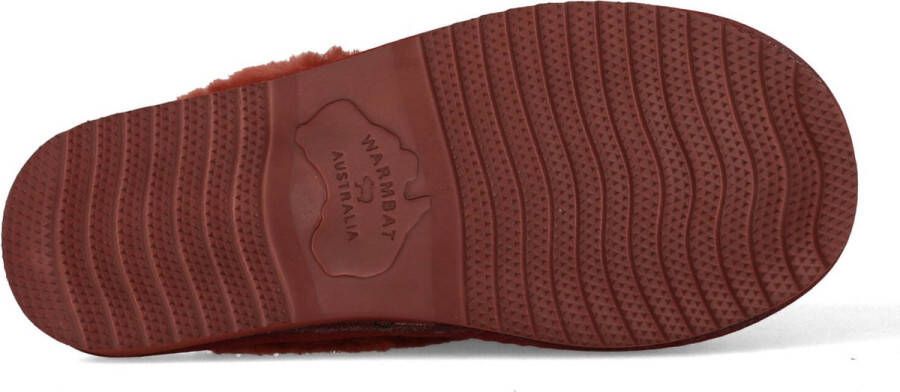 Warmbat Australia Flurry dames pantoffel Brick