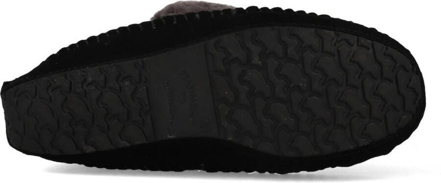 Warmbat Barrine Suede Dames Pantoffels Black