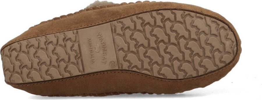 Warmbat Barrine Suede Dames Pantoffels Mud