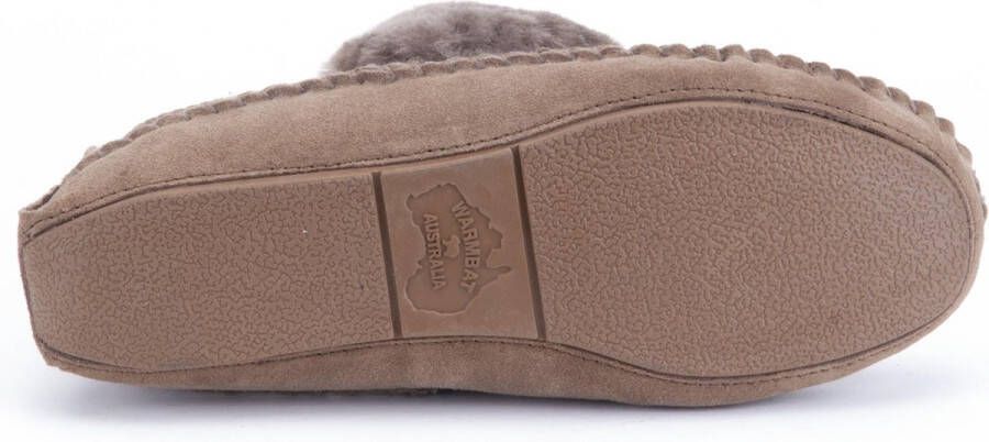 Warmbat Barrine Suede Dames Pantoffels Mud