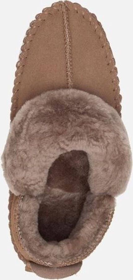 Warmbat Barrine Suede Dames Pantoffels Mud