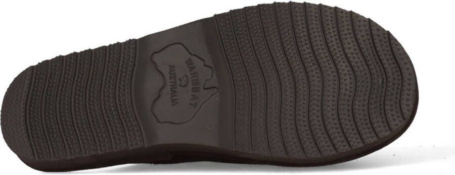 Warmbat Barron heren slipper bruin