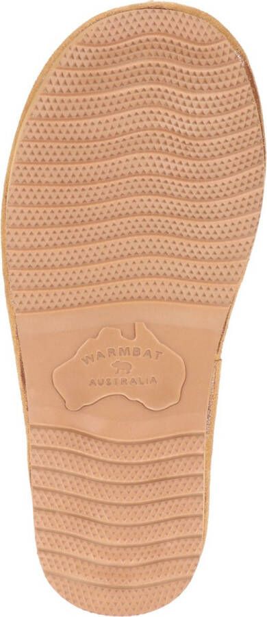 Warmbat Barron Heren Sloffen Cognac