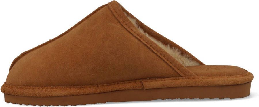 Warmbat Barron Heren Sloffen Cognac