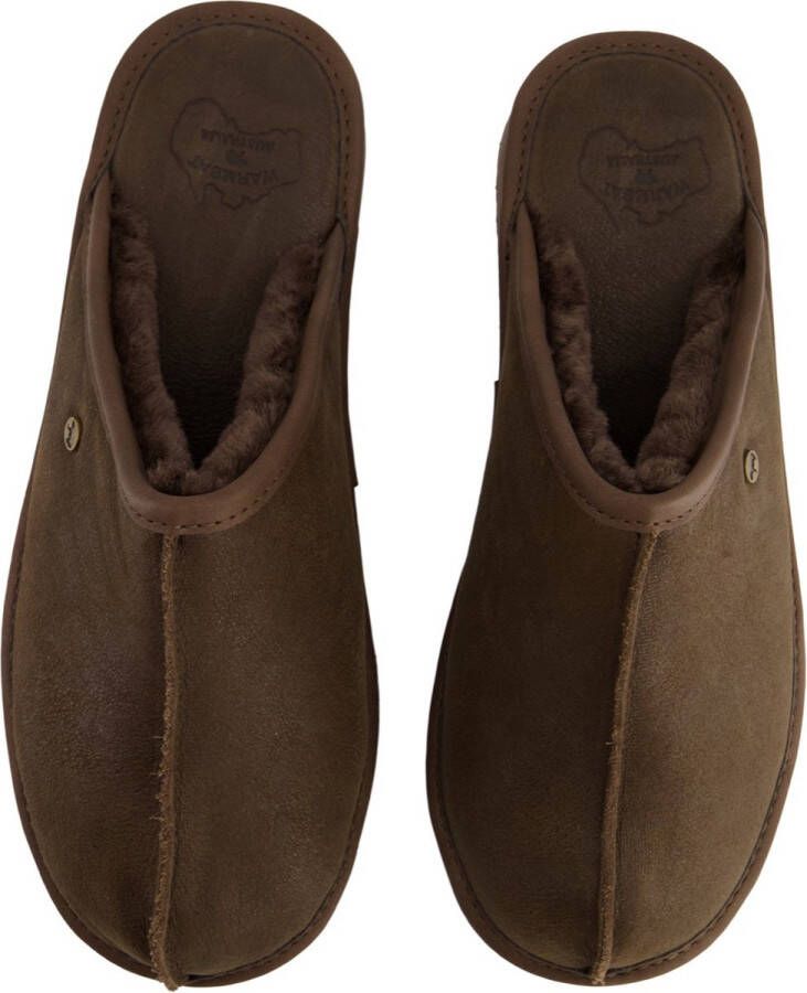 Warmbat Barron Suede Heren Pantoffels Brown - Foto 7
