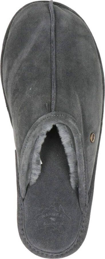 Warmbat Barron Suede Heren Pantoffels Dark grey