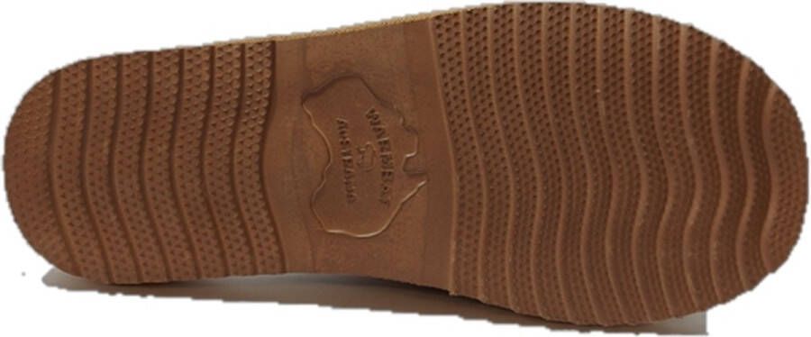 Warmbat Classic Mannen Sloffen Cognac