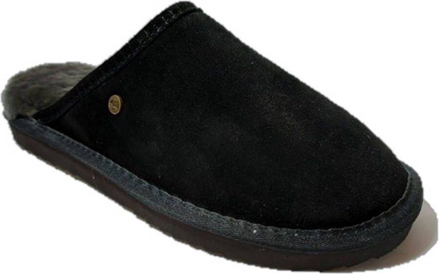 Warmbat Classic Mannen Sloffen Zwart