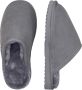 Warmbat Australia gevoerde suède pantoffels antraciet - Thumbnail 9