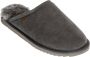 Warmbat Australia gevoerde suède pantoffels antraciet - Thumbnail 10
