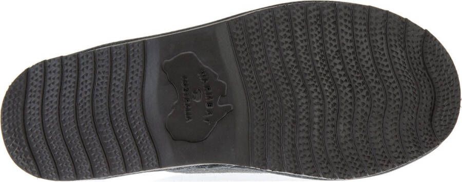 Warmbat Australia gevoerde suède pantoffels antraciet - Foto 11