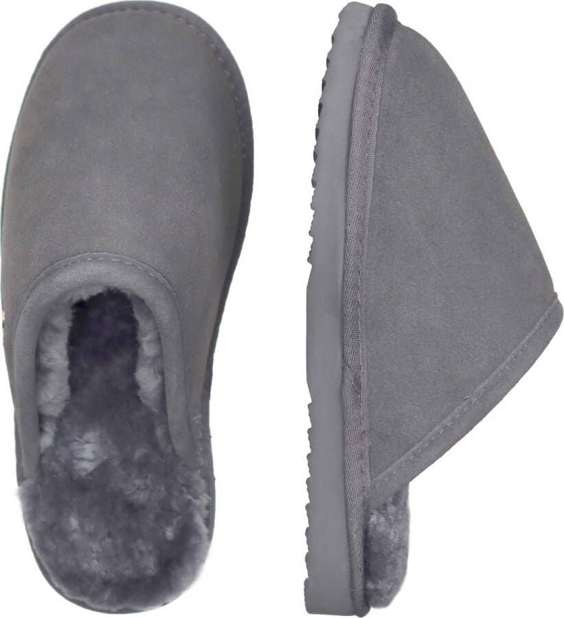 Warmbat Classic Suede Unisex Pantoffels Grijs