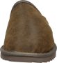 Warmbat Classic Leather Pantoffels Open donkerbruin - Thumbnail 8